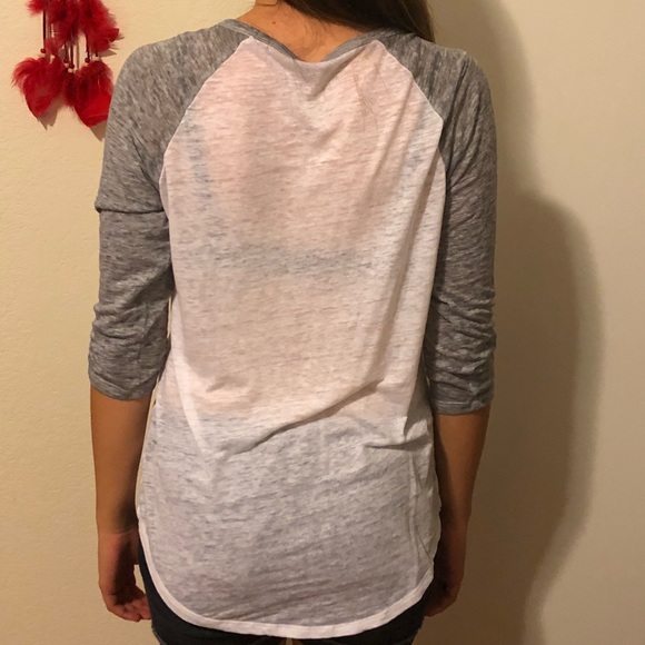 ACDC Raglan Baseball Sleeves Graphic Tee - Picture 2 of 2